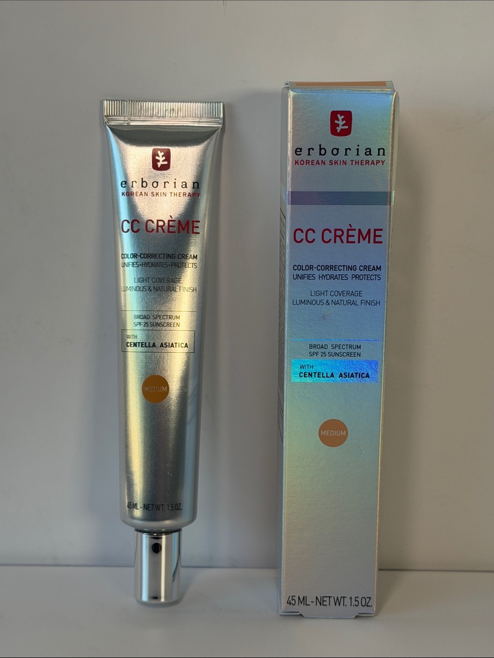 Erborian CC Crème Color-Correcting Cream - medium BRAND NEW